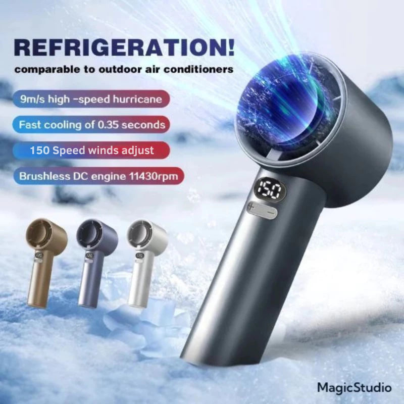 Ultra Powerful 199 Speed Handheld Fan – Fast Cooling Mini Portable Fan