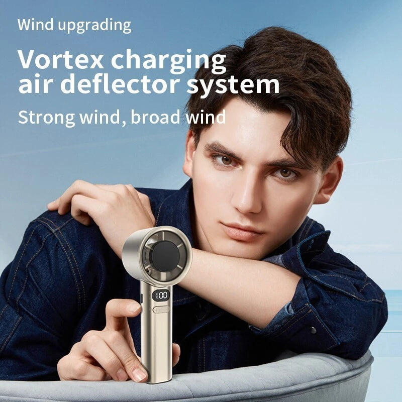 Ultra Powerful 199 Speed Handheld Fan – Fast Cooling Mini Portable Fan