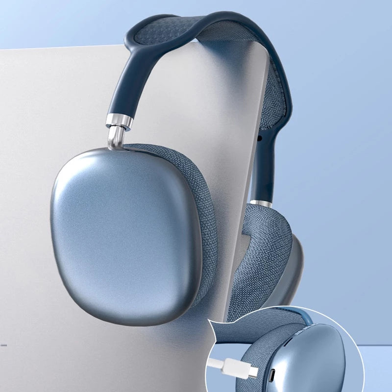 P9 Wireless Bluetooth Sports Headphones with Mic & Noise Reduction | On-Ear Stereo Headset
